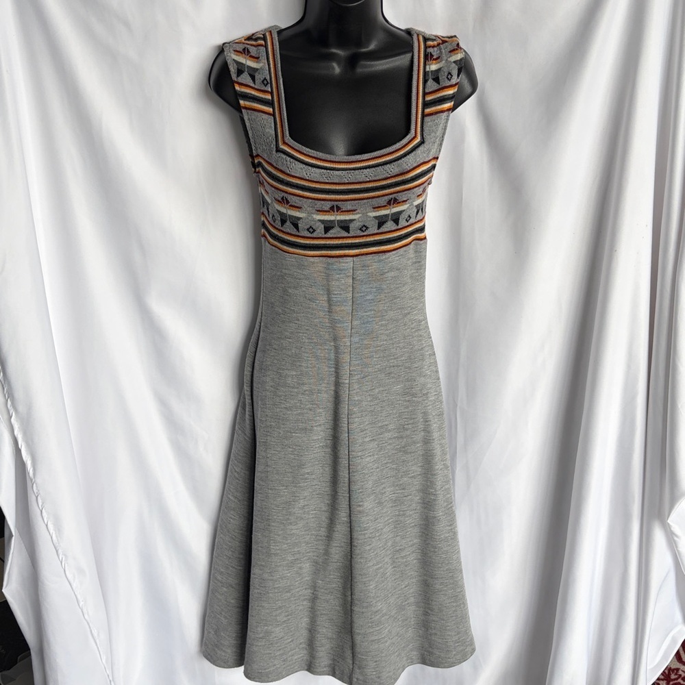 Vintage 70s Midi Sweater Dress sz 7